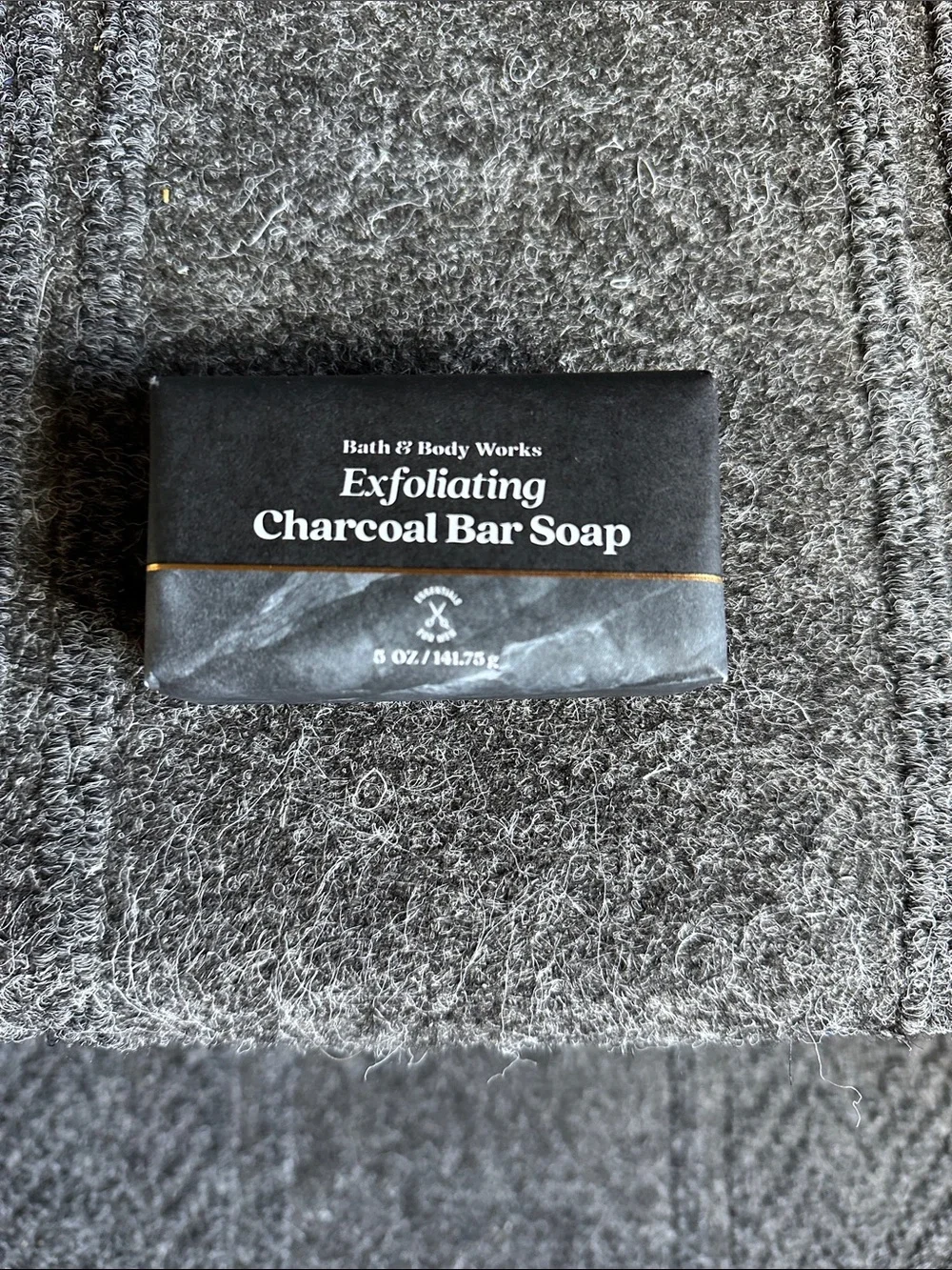 Bath & Body Works Essentials for Men Exfoliating Charcoal Bar Soap